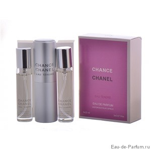 Chanel "Chance Eau Tendre" Twist & Spray 3х20ml women
