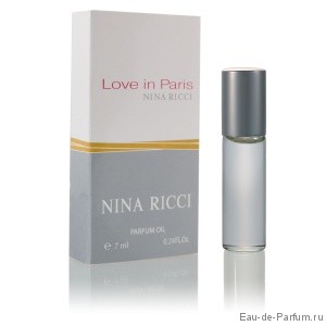 Nina Ricci Love in Paris 7ml (Женские масляные духи)