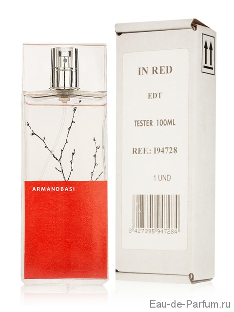 In Red (Armand Basi) 100ml women TESTER Made in Italy