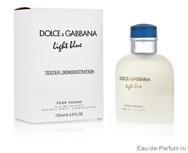 Light Blue Pour Homme "Dolce&Gabbana" MEN 125ml ТЕСТЕР Made in UK