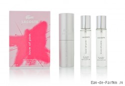 Lacoste "Love of Pink" Twist & Spray 3х20ml women