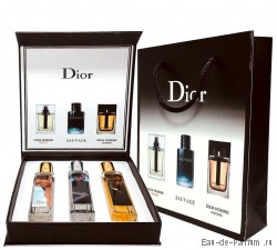Подарочный набор-сумка Dior MEN 3х20ml