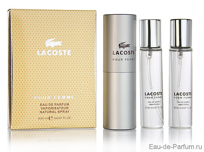 Lacoste "Pour Femme" Twist & Spray 3х20ml women