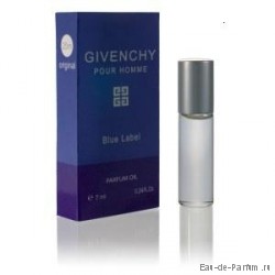 Givenchy Pour Homme Blue Label 7ml (Мужские масляные духи)